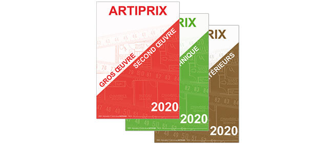 Bordereaux Artiprix 2020