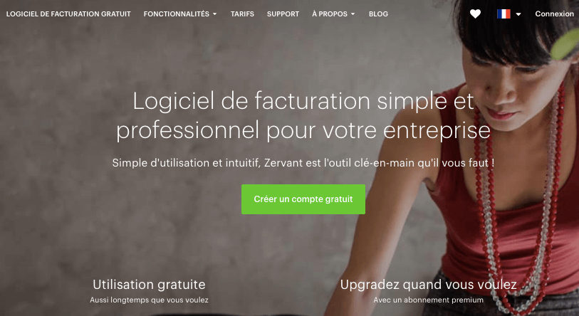 logiciel de facturation gratuit zervant