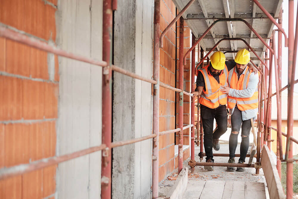 accident de chantier construction