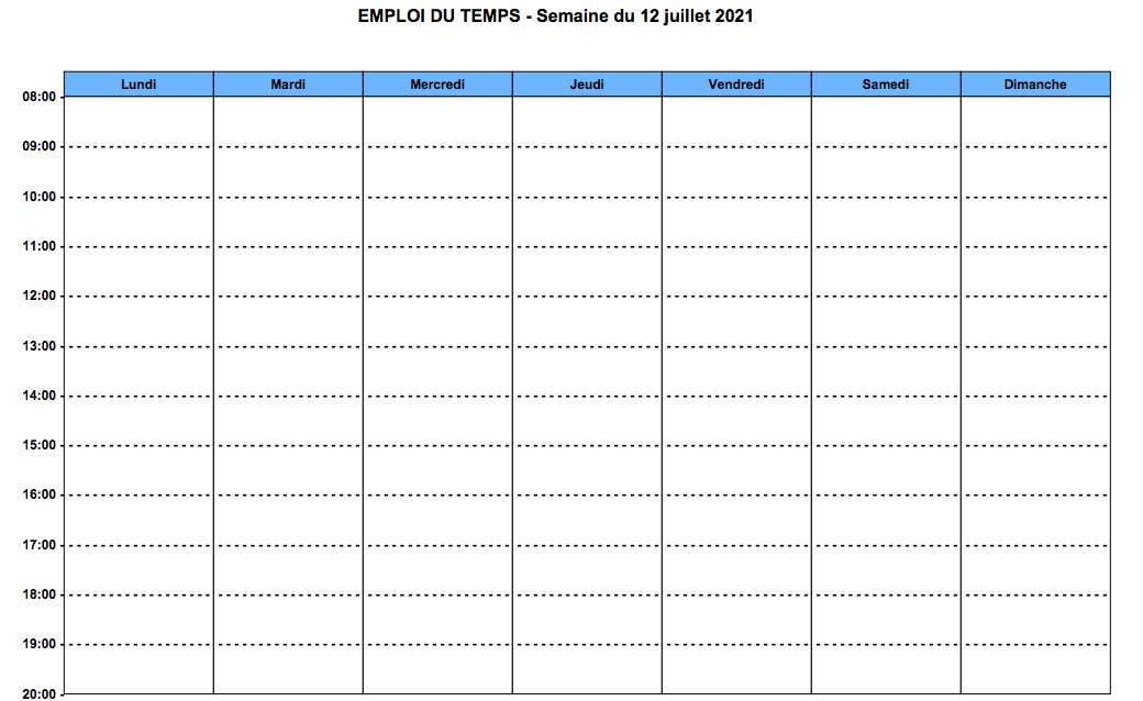 Emploi Du Temps Logiciel Gratuit CQJX