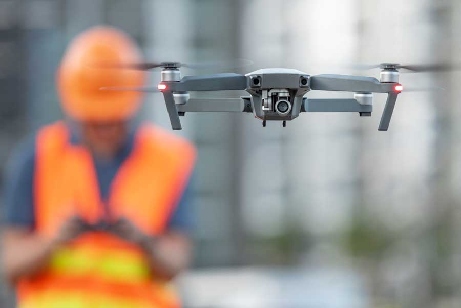 utilisation drone bâtiment