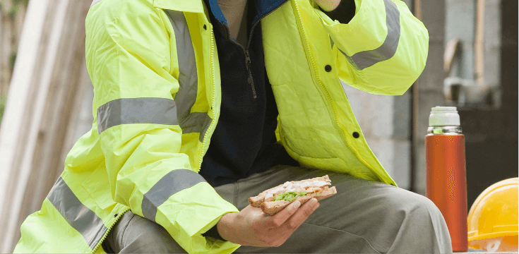 idée casse croute chantier