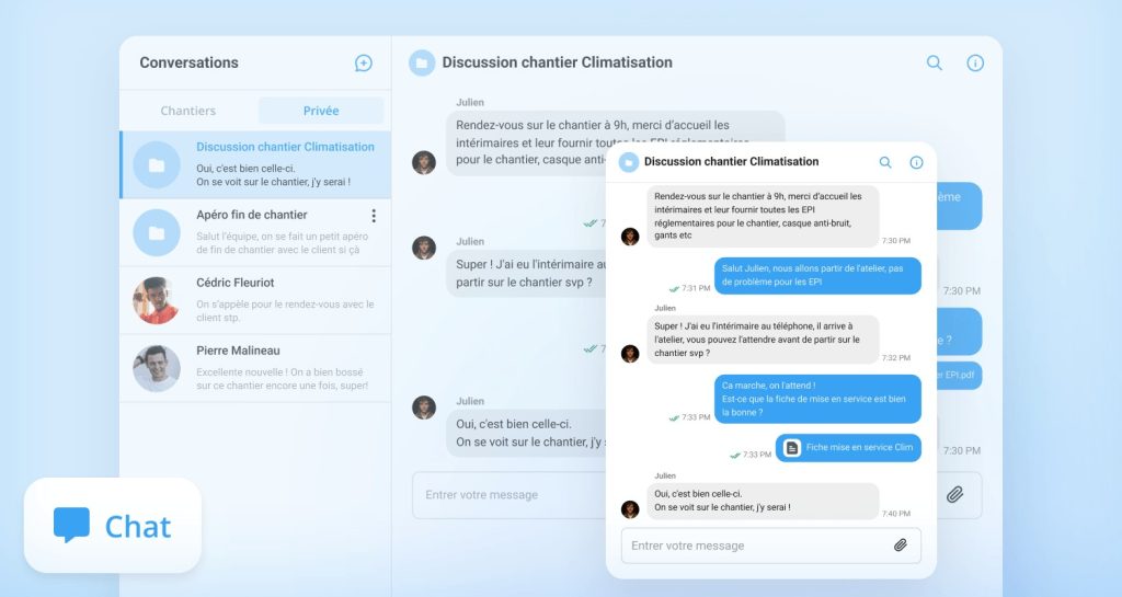 chat de chantier Obat