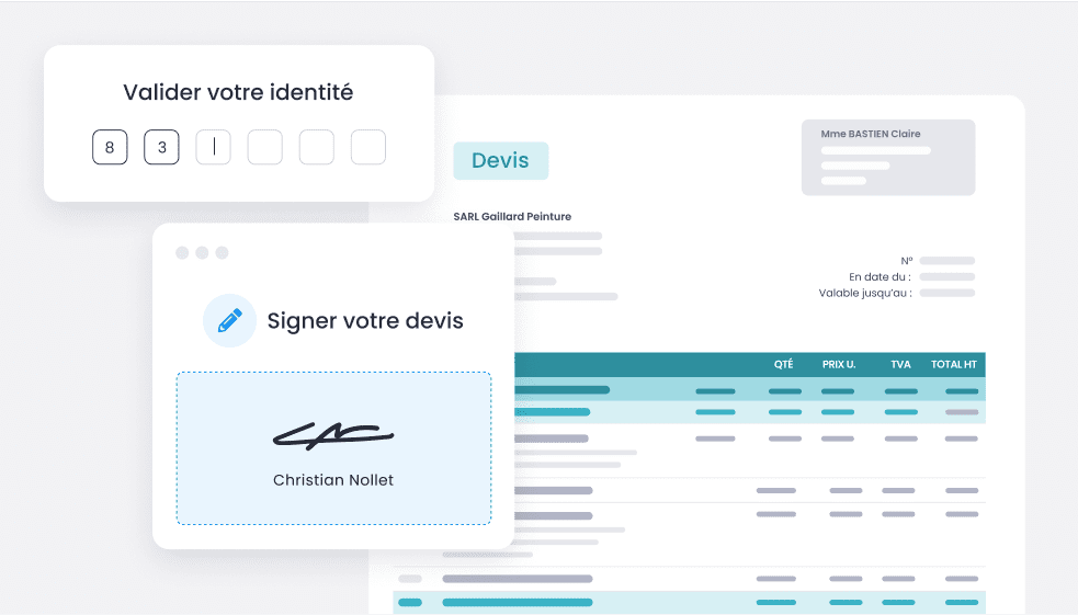 Logiciel devis facture batiment pour mac- Signature electronique
