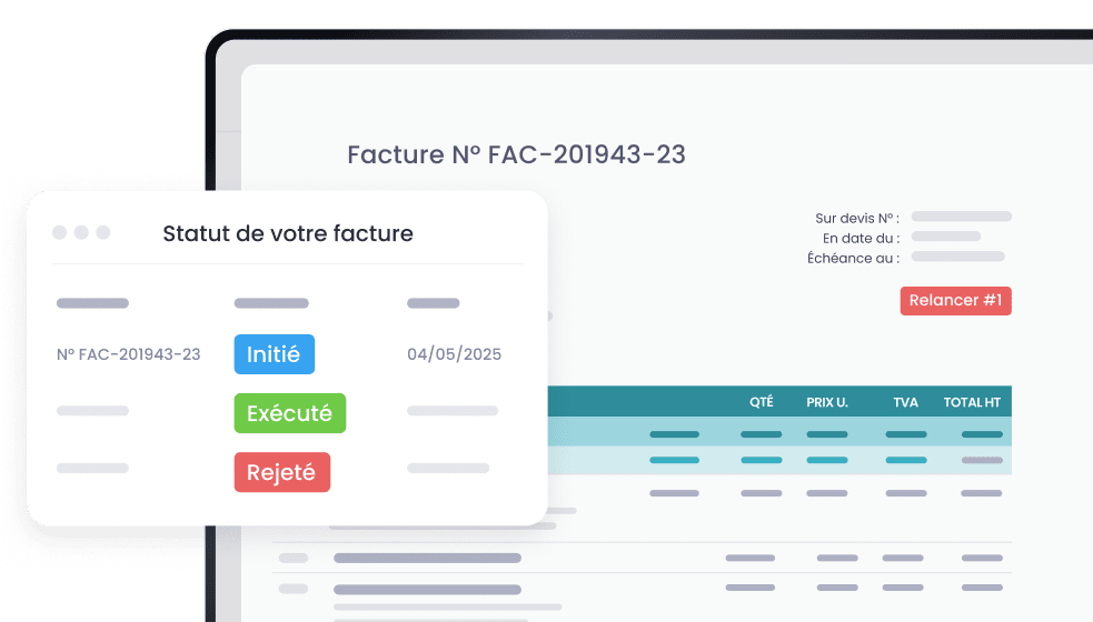 suivi du paiement facture btp