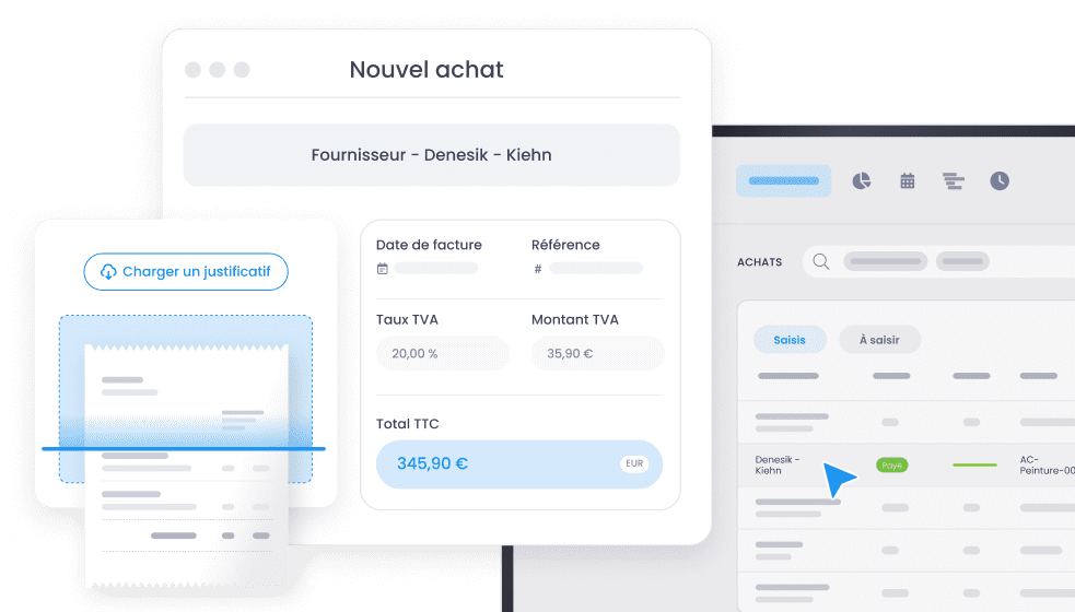 gestion des achats - Saisie simple