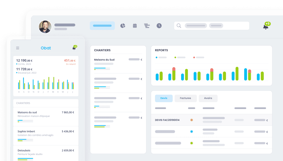 gestion des achats - mobile