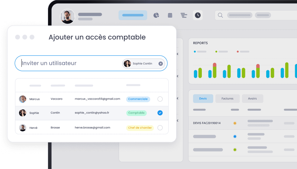 acces gratuit pour les comptables - entreprise du batiment